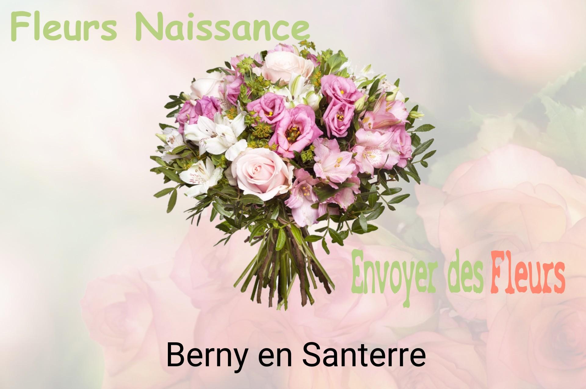 Bouquet de fleurs de naissance livré à Berny-en-Santerre